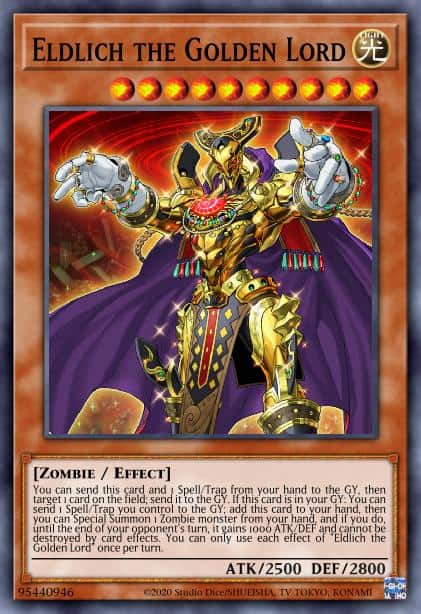 Eldlich the Golden Lord - (Maximum Gold El Dorado) - (MGED-EN024) - (Premium Gold Rare)