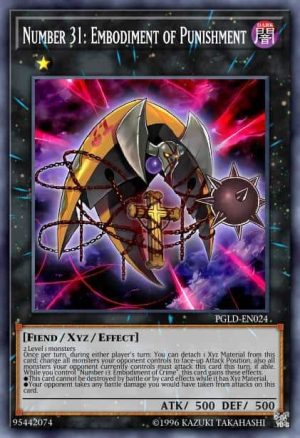 Number 31: Embodiment of Punishment - (Premium Gold) - (PGLD-EN024) - (Gold Secret Rare)