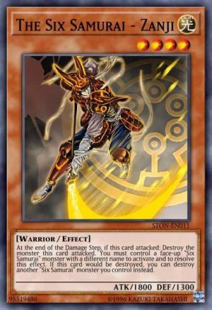 The Six Samurai - Zanji - (Hobby League 5 Promo E) - (HL05-EN005) - (Ultra Rare)