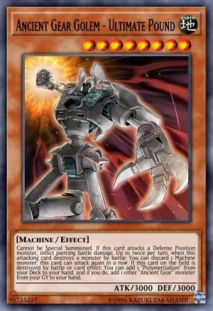 Ancient Gear Golem - Ultimate Pound - (Duel Power) - (DUPO-EN054) - (Ultra Rare)