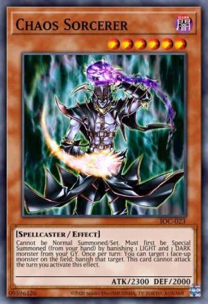 Chaos Sorcerer - (LC 3 Yugi's World Mega Pack) - (LCYW-EN248) - (Super Rare)