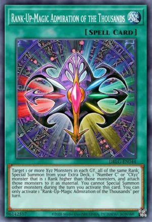 Rank-Up-Magic Admiration of the Thousands - (Dragons of Legend) - (DRLG-EN044) - (Secret Rare)