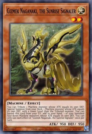 Gizmek Naganaki, the Sunrise Signaler - (2022 Tin of the Pharaoh's Gods) - (MP22-EN131) - (Common)