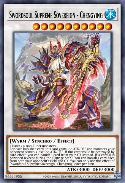 Swordsoul Supreme Sovereign - Chengying - (Burst of Destiny) - (BODE-EN042) - (Ultra Rare)