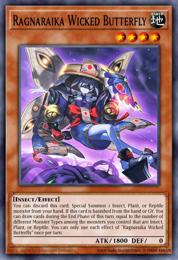 Ragnaraika Wicked Butterfly - (The Infinite Forbidden) - (INFO-EN018) - (Super Rare)
