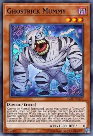 Ghostrick Mummy - (Legacy of the Valiant) - (LVAL-EN025) - (Common)