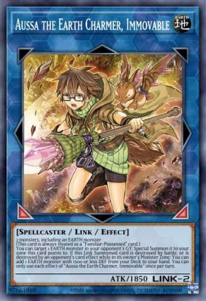 Aussa the Earth Charmer, Immovable - (2021 Tin of Ancient Battles) - (MP21-EN019) - (Ultra Rare)