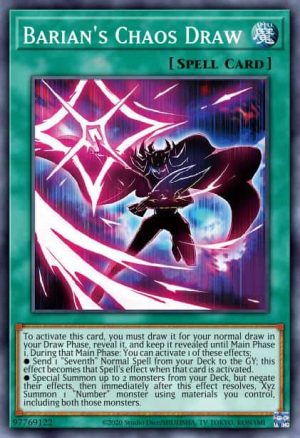 Barian's Chaos Draw - (Legendary Duelists Duels From the Deep) - (LED9-EN005) - (Super Rare)