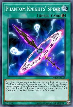 Phantom Knights' Spear - (Legendary Hero Decks) - (LEHD-ENC14) - (Common)