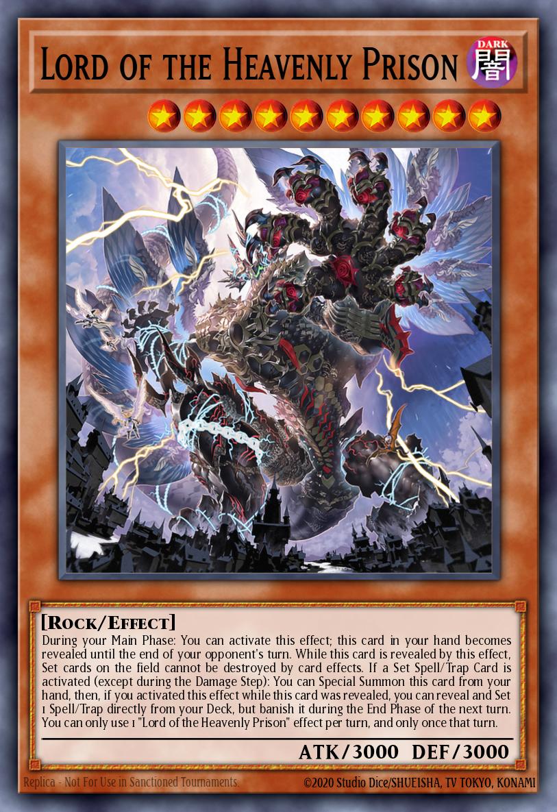 Lord of the Heavenly Prison - (Super Rare)- (Quarter Century Bonanza) - (RA03-EN029)