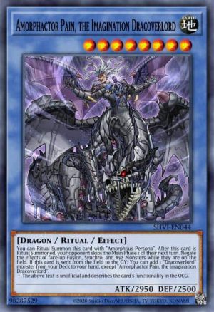 Amorphactor Pain, the Imagination Dracoverlord - (Shining Victories) - (SHVI-EN044) - (Super Rare)