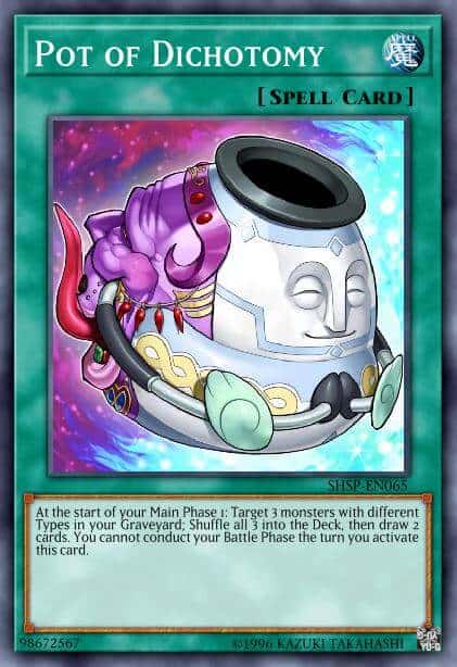 Pot of Dichotomy - (Shadow Specters) - (SHSP-EN065) - (Secret Rare)