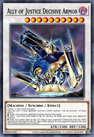Ally of Justice Decisive Armor - (Hidden Arsenal Chapter 1) - (HAC1-EN092) - (DT Ultra Rare)