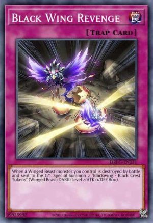 Black Wing Revenge - (Dragons of Legend) - (DRLG-EN031) - (Super Rare)