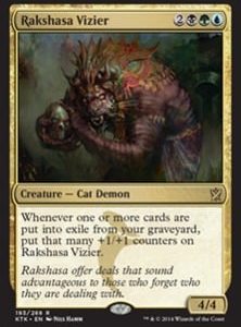 Rakshasa Vizier - Prerelease Events: Khans of Tarkir-(018)