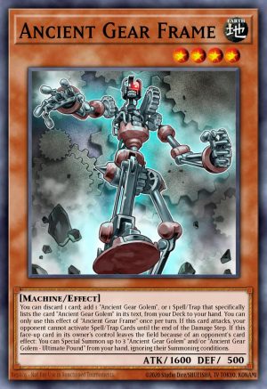 Ancient Gear Frame - (Super Rare)- (OTS Tournament Pack 26) - (OP26-EN005)
