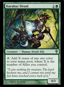 Harabaz Druid - Worldwake-(105)-Foil