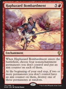Haphazard Bombardment - Prerelease Events: Dominaria-(131)
