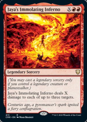 Jaya's Immolating Inferno - Commander Legends-(415)