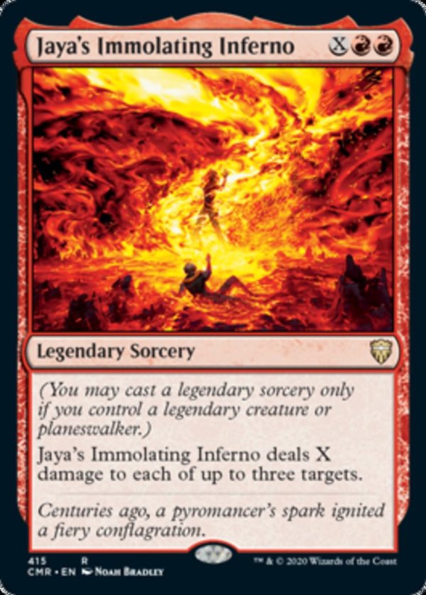 Jaya's Immolating Inferno - Commander Legends-(415)