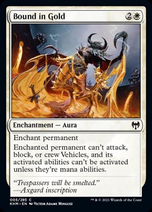 Bound in Gold - Kaldheim-(005)-Foil