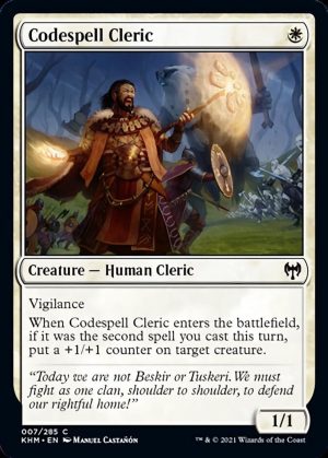 Codespell Cleric - Kaldheim-(007)-Foil