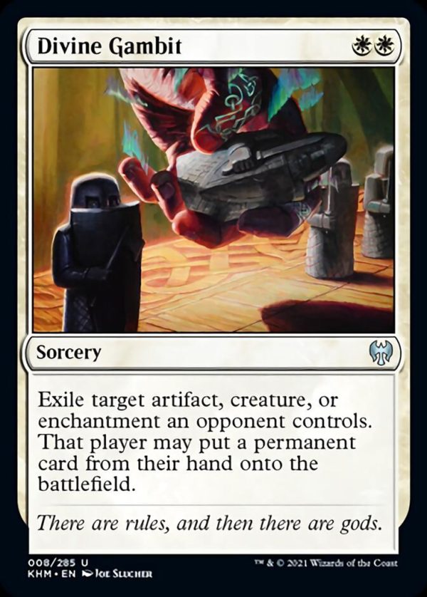 Divine Gambit - Kaldheim-(008)-Foil