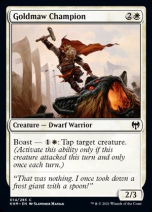 Goldmaw Champion - Kaldheim-(014)-Foil