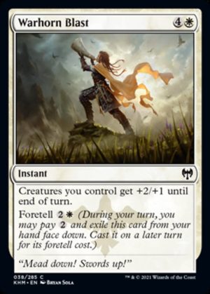 Warhorn Blast - Kaldheim-(038)-Foil