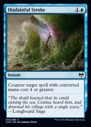 Disdainful Stroke - Kaldheim-(054)-Foil