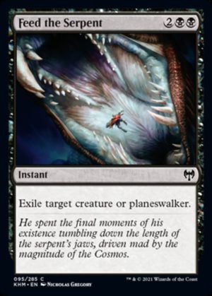 Feed the Serpent - Kaldheim-(095)-Foil