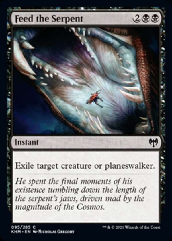 Feed the Serpent - Kaldheim-(095)-Foil