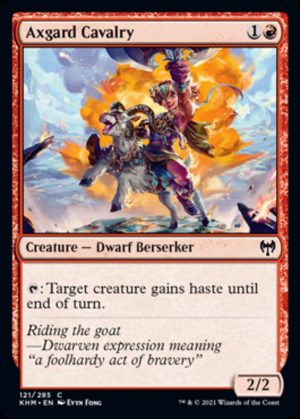 Axgard Cavalry - Kaldheim-(121)-Foil
