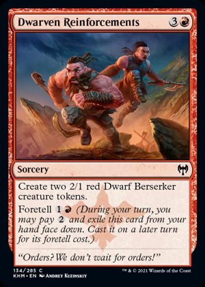Dwarven Reinforcements - Kaldheim-(134)-Foil