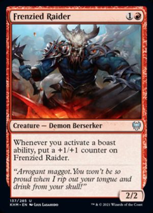 Frenzied Raider - Kaldheim-(137)-Foil