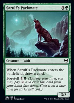 Sarulf's Packmate - Kaldheim-(192)-Foil