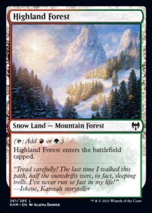 Highland Forest - Kaldheim-(261)-Foil