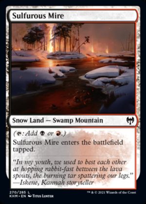 Sulfurous Mire - Kaldheim-(270)-Foil