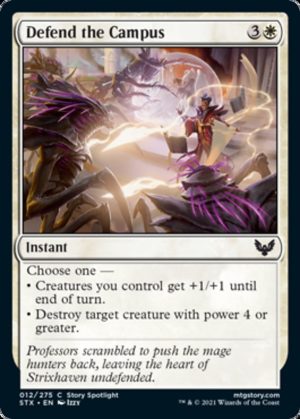 Defend the Campus - Strixhaven: School of Mages-(012)-Foil