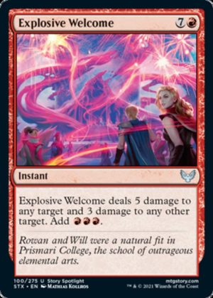 Explosive Welcome - Strixhaven: School of Mages-(100)