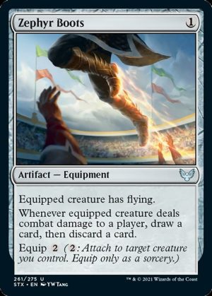 Zephyr Boots - Strixhaven: School of Mages-(261)