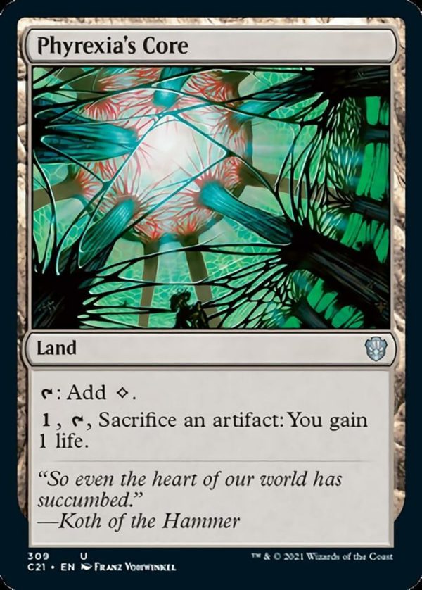 Phyrexia's Core - Commander 2021-(309)