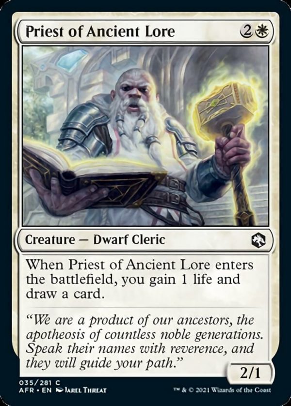 Priest of Ancient Lore - Adventures in the Forgotten Realms-(035)-Foil