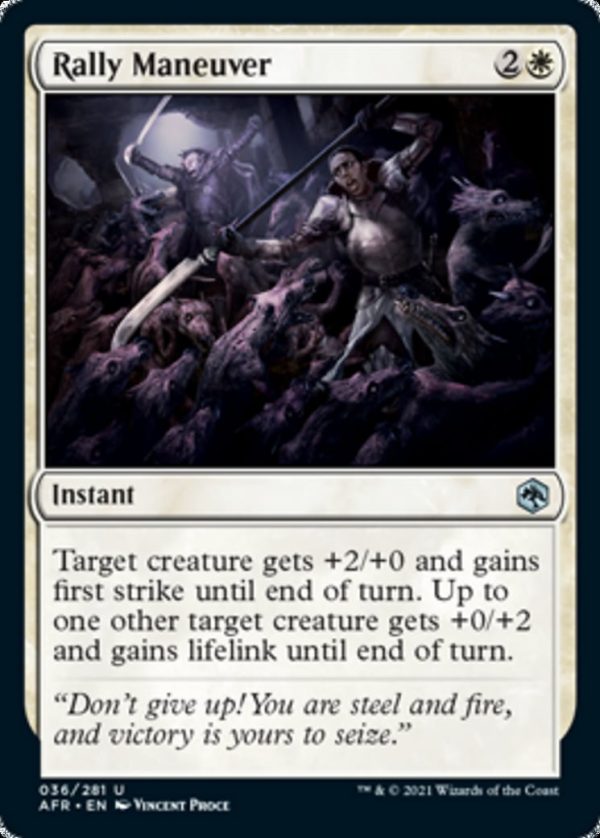 Rally Maneuver - Adventures in the Forgotten Realms-(036)-Foil