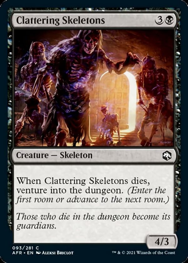 Clattering Skeletons - Adventures in the Forgotten Realms-(093)-Foil