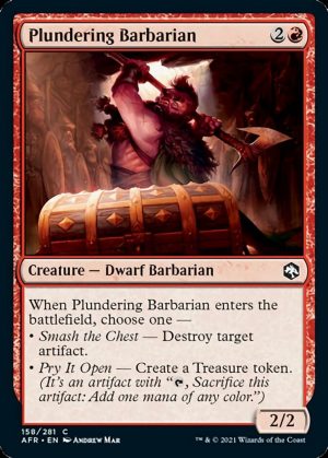 Plundering Barbarian - Adventures in the Forgotten Realms-(158)-Foil