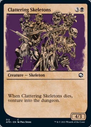 Clattering Skeletons - Adventures in the Forgotten Realms-(312)-Foil