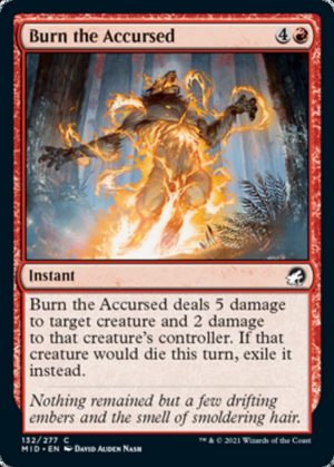 Burn the Accursed - Innistrad: Midnight Hunt-(132)