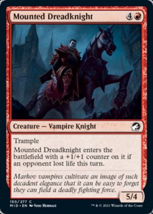 Mounted Dreadknight - Innistrad: Midnight Hunt-(150)