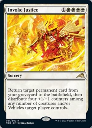 Invoke Justice - Kamigawa: Neon Dynasty-(021)
